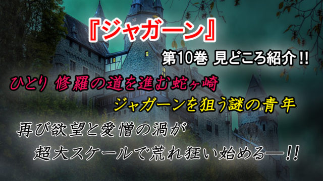 ジャガーン 第10巻 ネタバレ注意 蛇ヶ崎 修羅の道へ D D Lへ復讐開始 カッパの休憩室